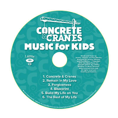 Picture of Vacation Bible School (VBS) 2020 Concrete and Cranes Music for Kids CD Pkg 50