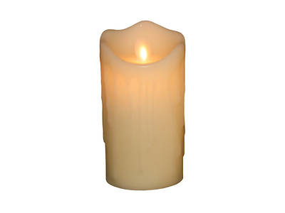 Picture of Marvelous Lights Ivory Flameless Candle 3" x 6"