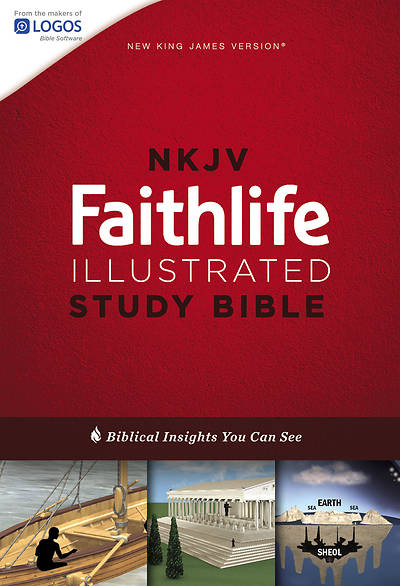 Picture of NKJV, Faithlife Illustrated Study Bible, Hardcover, Red Letter Edition
