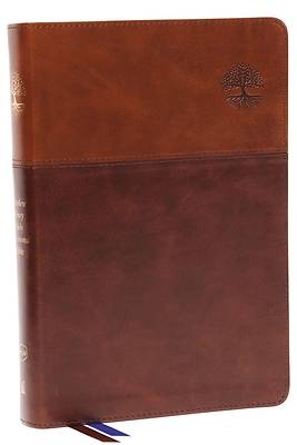 Picture of Nkjv, Matthew Henry Daily Devotional Bible, Leathersoft, Brown, Red Letter, Thumb Indexed, Comfort Print