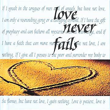 Picture of Love Never Fails