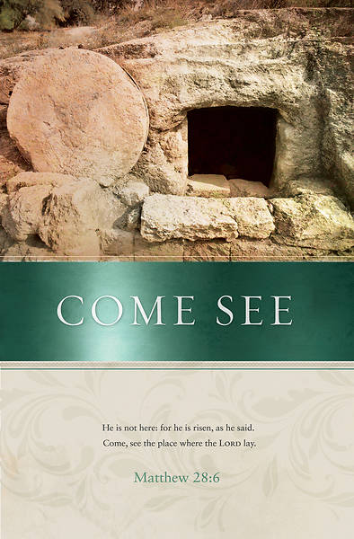 Picture of Come See Easter Regular Size Bulletin