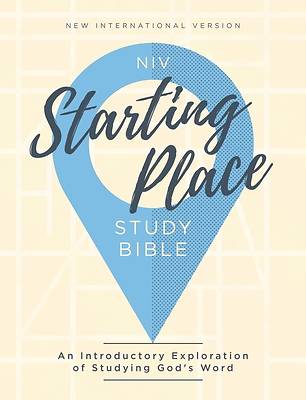 Picture of Niv, Starting Place Study Bible, Hardcover, Comfort Print