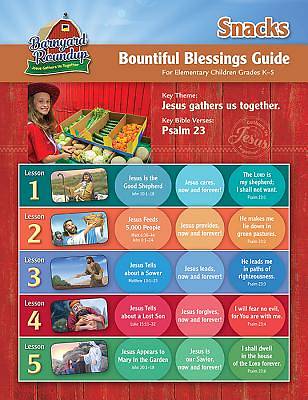 Picture of Vacation Bible School (VBS) 2016 Barnyard Roundup Bountiful Blessings Snack Guide