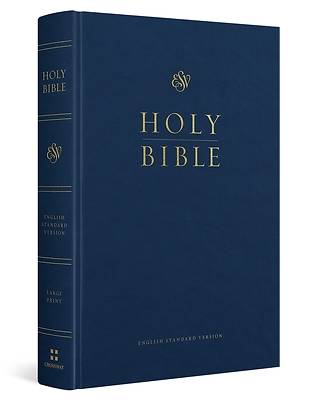 Picture of ESV Pew and Worship Bible, Large Print (Hardcover, Blue)