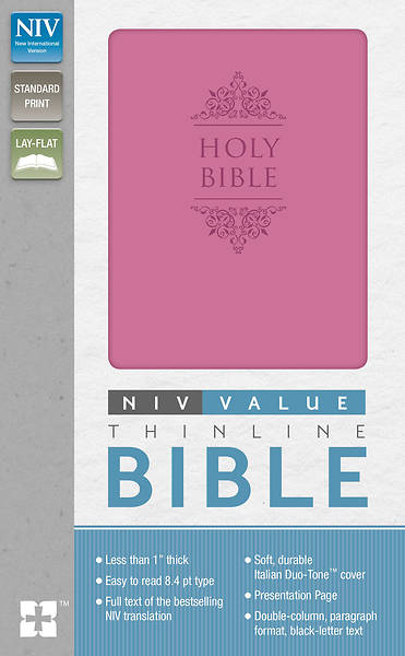 Picture of NIV Premium Value Thinline Bible Imi Lthr Or