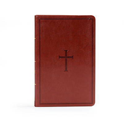 Picture of CSB Ultrathin Reference Bible, Brown Leathertouch, Indexed