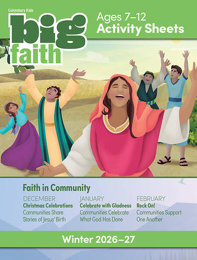 Picture of Cokesbury Kids Big Faith Winter 2026-27 Activity Sheets Ages 7-12