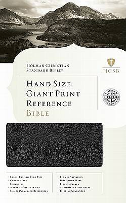 Picture of Hand Size Giant Print Reference Bible - HCSB