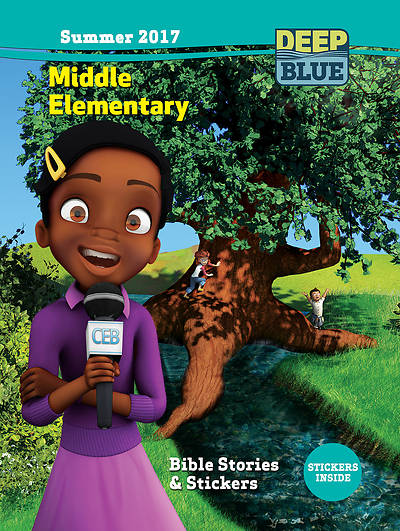 Picture of Deep Blue Middle Elementary Bible Stories & Stickers Summer 2017
