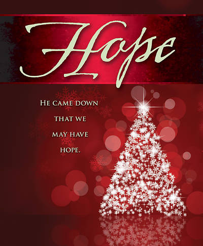 Picture of Hope Tree Advent Bulletin, Large (Pkg of 50)