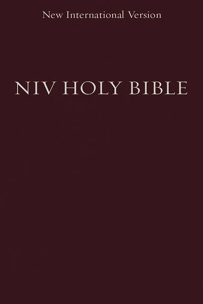 Picture of NIV Compact Holy Bible Burgundy - Case of 32