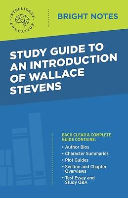Picture of Study Guide to an Introduction of Wallace Stevens