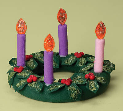 Picture of Fabric Advent Wreath