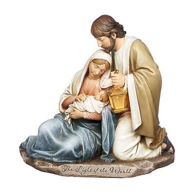 Picture of Holy Family  Figurine Light of the World 7.5"