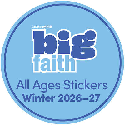 Picture of Cokesbury Kids Big Faith Winter 2025-26 All Ages Activity Stickers (Pkg of 6)