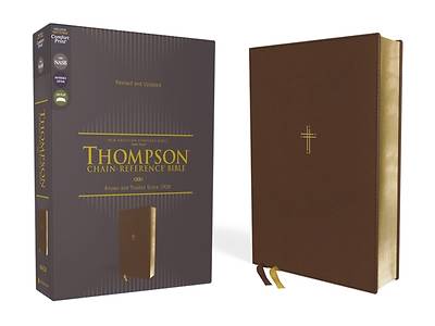 Picture of Nasb, Thompson Chain-Reference Bible, Leathersoft, Brown, 1995 Text, Red Letter, Comfort Print