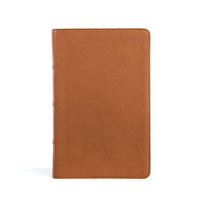 Picture of CSB Single-Column Personal Size Bible, Saddle Genuine Leather