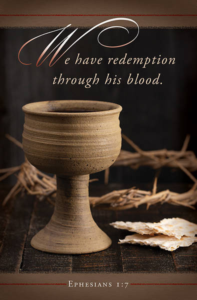 Picture of We Have Redemption Communion Bulletin (Package of 100)