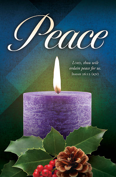 Advent Peace Isaiah 26:12 KJV Bulletin
