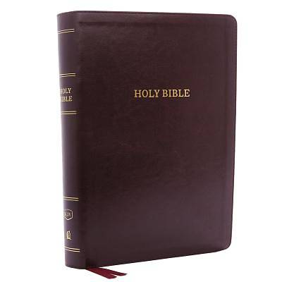 Picture of KJV, Deluxe Reference Bible, Super Giant Print, Imitation Leather, Burgundy, Red Letter Edition