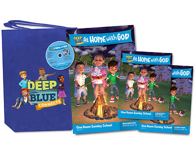 Picture of Deep Blue Connects At Home With God One Room Sunday School Kit Winter 2018-19