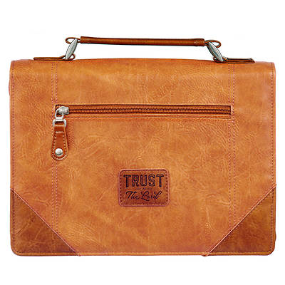 Picture of Trust in the Lord Tan and Honey-brown Classic Bible Cover Large Large