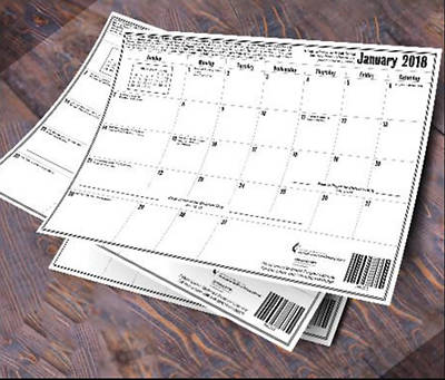 Picture of Official United Methodist Program Reproducible Calendar 2018