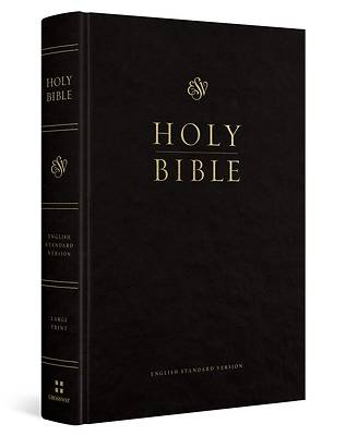 Picture of ESV Pew and Worship Bible, Large Print (Hardcover, Black)