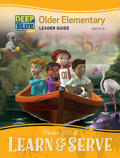 Picture of Deep Blue Kids Learn & Serve Older Elementary Leader Guide Download Winter 2017-18