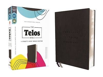 Picture of Niv, the Telos Bible, Leathersoft, Charcoal, Comfort Print