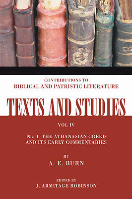 Picture of The Athanasian Creed and Its Early Commentaries