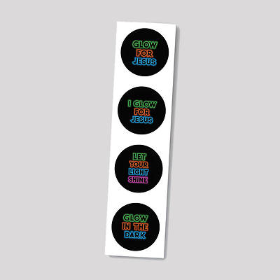 Picture of Vacation Bible School (VBS) 2017 Glow For Jesus Stickers (100 per roll)