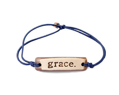 Picture of Inspirational Clay Wrist Band - Grace