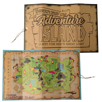 Picture of Vacation Bible School (VBS) 2021 Discovery on Adventure Island Treasure Map (Pkg of 12)