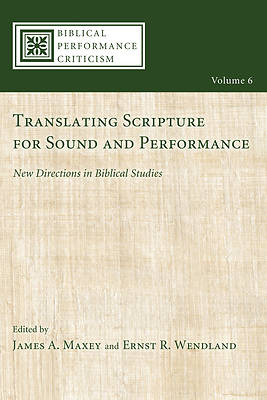 Picture of Translating Scripture for Sound and Performance