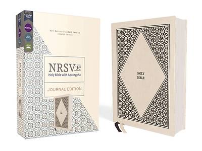 Picture of Nrsvue, Holy Bible with Apocrypha, Journal Edition, Cloth Over Board, Cream, Comfort Print
