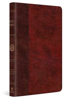 Picture of ESV Large Print Thinline Bible (Trutone, Burgundy/Red, Timeless Design)