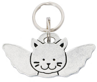 Picture of Pewter Pet Tag - Cat Guardian Angel