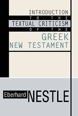Picture of Introduction to the Textual Criticism of the Greek New Testament