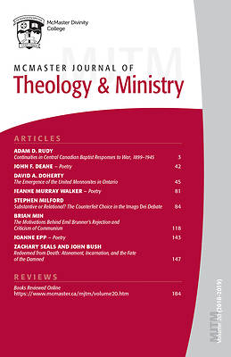 Picture of McMaster Journal of Theology and Ministry