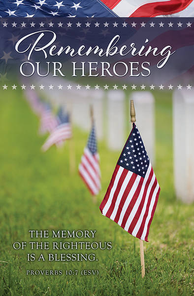Picture of Remembering Our Heroes Memorial Day Bulletin (Package of 100)