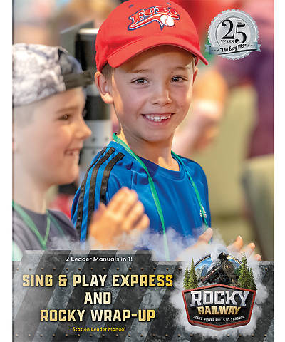 Picture of Vacation Bible School VBS 2021 Rocky Railway Sing & Play Express and Rocky Wrap-Up Leader Manual