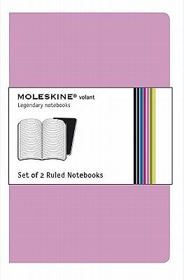 Picture of Notebook Moleskine Volant Pink Ruled Set of 2