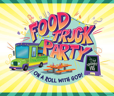 Picture of Vacation Bible School (VBS) Food Truck Party Large Logo Poster