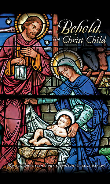 Picture of Behold the Christ Child Christmas 3' X 5' Fabric Banner