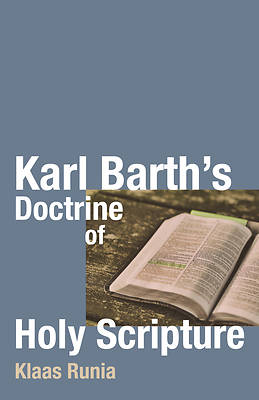 Picture of Karl Barth's Doctrine of Holy Scripture
