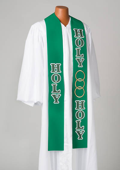 Picture of Celebration 4500 Series Green Stole - 100"