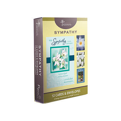 Picture of Sympathy Boxed Cards-Floral Designs Pack of 12