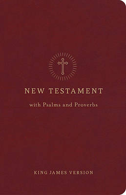KJV Pocket New Testament with Psalms and Proverbs, Crimson Leathertouch